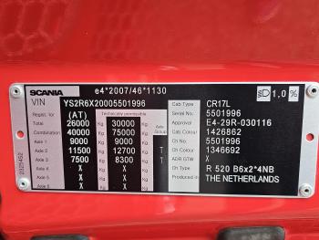 Scania R520 V8 6x2/4 / EPSILON CRANE + HOOKLIFT